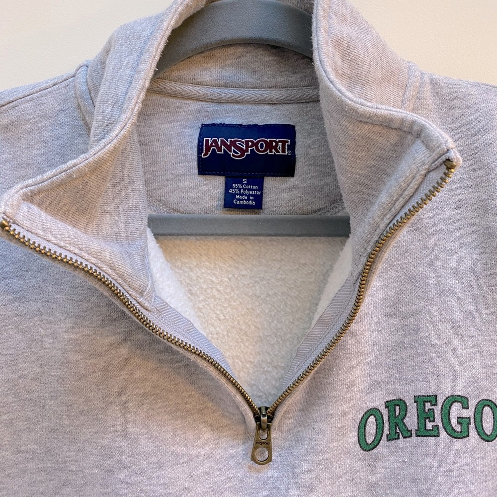 90’s Vintage Jansport quarter zip | S